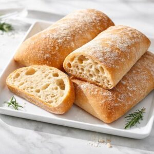 Mini Ciabattas (Chapatas) de masa madre (8 piezas)