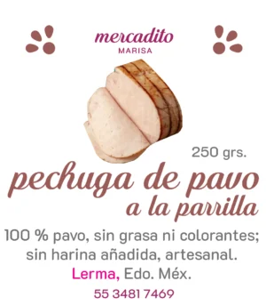 Pechuga de pavo a la parrilla (250 grs.)